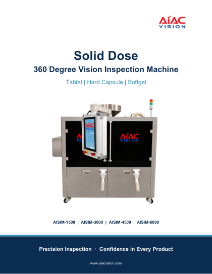 Solid dose inspection brochure